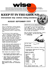 Keep It In The Ground nr. 7, August 1980