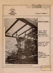 Vol.4, Nr.1- Winter 1981: waste storage in salt; West Valley; Thorium waste dump; Massachusetts Nuclear Waste Dump