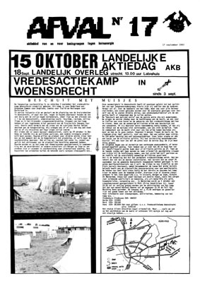 Nr 17, september 1983: o.a. landelijke aktiedag 15 oktober; Woensdrecht; verslag landelijk overleg