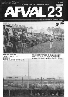 Nr 23, oktober 1984: o.a. Emmeloord 22-9; kerncentrales en zure regen; manifestatie Middelburg 22-10; Australisch uranium