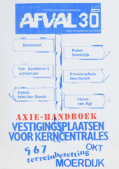 Nr 30, axiehandboek Bezetting Moerdijk, september 1985: o.a. proloog en kader van aktie; achtergrond Moerdijk; Brabant, waarom geen verzet?; PNEM; aktie tegen de atoomlobby