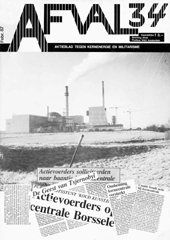 Nr 34 (43 ook omslag), februari 1987: o.a. Nooit meer Tsjernobyl, Borssele dicht; Tsjernobyl; straling; bewogen leven van Borssele; Borssele bezet door Geest van Tsjernobyl; veiligheid van drukwaterreactor