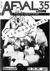 Nr Nr 35, actiehandboek Borssele dicht, april 1987: o.a. Tsjernobyl en Sami in Lapland; draaiboek Borssele-Dicht; Borssele en Europese kernmacht; Borssele en Pechiney; acties Stop Borssele