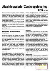 nr 6, juli 1998: kernafval neutraliseren; kernafval in Zwitserland; andere oplossing