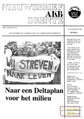 Jrg 4 nr 4, oktober 1989: laatste nieuwsbrief; atomtransporten;Gorleben, Nationale Milieuaktie; afval in Belgie