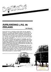 Belicht: Thema: Aanlanding L.P.G. in Zeeland