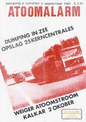 sep 1982: Dumping in zee: gevaren, verzet, KEMA-afval, zee-zoutkoepels?; Weiger atoomstroom; Atoomlobby Nederland; Lingen; Kalkar; Energietheater; Vredeskamp