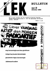 eind okt 1980: Dodewaard & democratie; Giroblauwaktie; Wet kontra de kernenergie voor lagere overheden; Literatuur