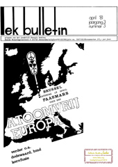 apr 1981: Paasmars voor een atoomvrij Europa; Dodewaard; BMD; Kernfusie; Mol; Vrouwen tegen kernnergie; Ongelukkenboekje; Bladen