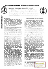 Jrg 3 nr 1, januari 1984: het proces weigeratoomstroom; kernenergie - kernwapens; nieuwe kerncentrale geruchten; Atoomvrijstaat