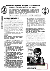 Jrg 4 nr 5, mei/juni 1985: radioactief afval commissie LOFRA; Windmolen cooperatie Friesland; informatie over radioactief afval