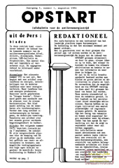Jaargang 1 nr 1, augustus 1984: Redaktioneel; uit de pers; anti-kernenergiestrijd komt weer van de grond