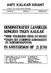 juni 1975, Amsterdams Anti Kalkar Komitee