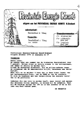 Nr 4, oktober 1976: Vergelijking van energietarieven; Aktie tegen temperatuurvervuiling van de Amercentrale; konsept doelstellingen LEK