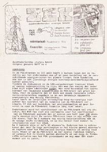 Nr 5, januari 1977: De fusie PNEM - PLEM - PZEM; Grens (met België)overschrijdende kwesties; verschillen in elektriciteitstatieven