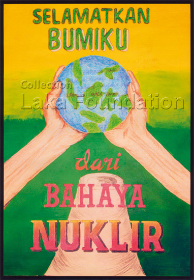 Save our earth from nuclear danger; 2008-10; 30x42cm