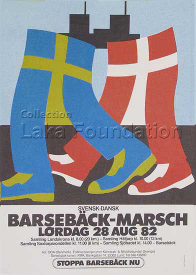 Barsebaeck-marsch; 1982; 30x42cm; OOA /FMK