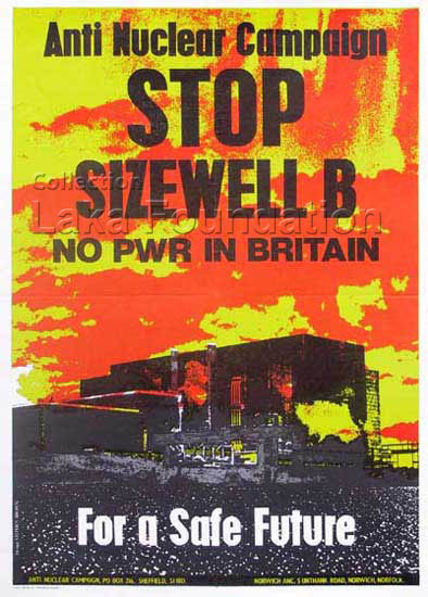 Stop Sizewell B; 1979; 42x60cm; Anti-Nuclear Campaign / Stephen Brown