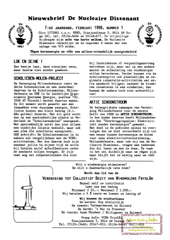 Jrg 7 nr 1, februari 1988: aktie Schoonstroom; scenario elektriciteit zonder kernenergie