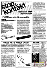 nr 2, 1982: PUEM bang voor Giroblauwaktie; Friese aktie krijgt vaart