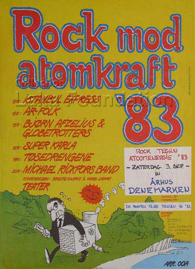 Rock mod Atomkraft; 1983; 42x60; OOA