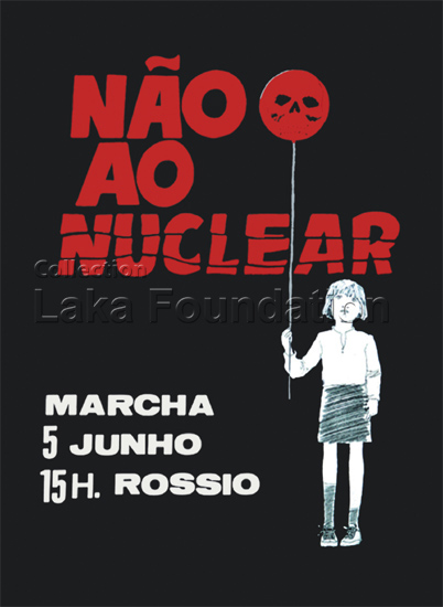 Nao a ao nuclear. Marcha 5 Junho -Sayago; 1980; 40x60cm; organizada pelos de Sayago