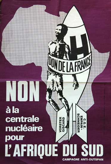Non a la centrale nucleaire; 1980; 40x60cm; Anti-Outspan COCIAA