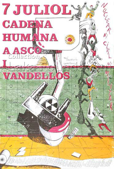 Cadena humana a Asco i Vandellos; 1984;