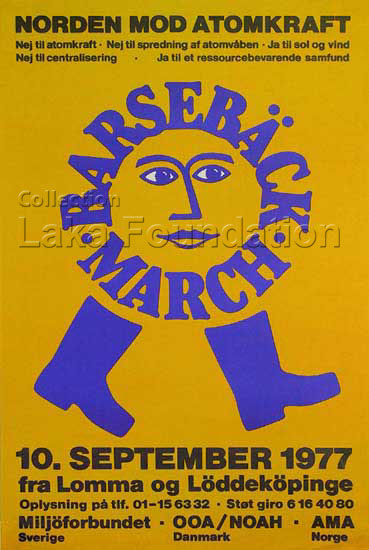 Barsebaeck-March; 1977; 38x59cm; Miljoeforbundet / OOA / NOAH